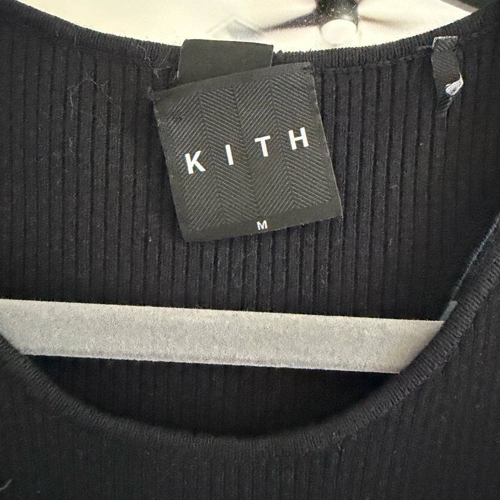 Kith Black Ribbed Racerback Mini Dress - Picture 5 of 7